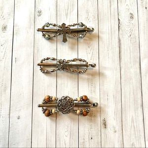 Lilla Rose Flexi Hair Clips XS NWOT Set of 3